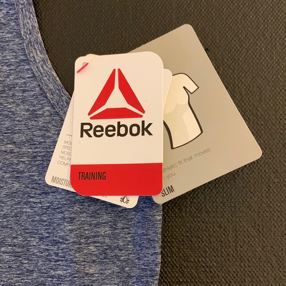 NWT Reebok Slim Fit Racerback Tank Top-M - Picture 4 of 7